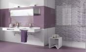 Purple Lounge Bathroom Tiles