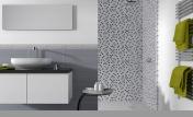 Bathroom Blues Blanco y Grafito Tiles